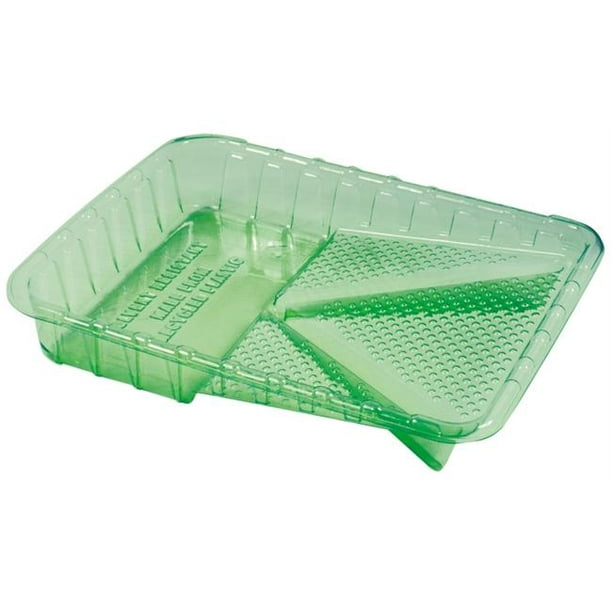 Pack of 24 Capacity Green Plastic Paint Roller Tray 9 in. Encore 201005 1 qt